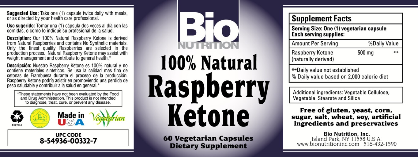 100% Natural Raspberry Ketone