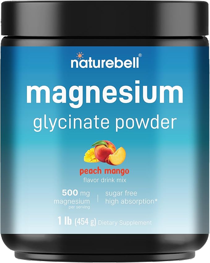 Magnesium Glycinate Powder (Peach Mango