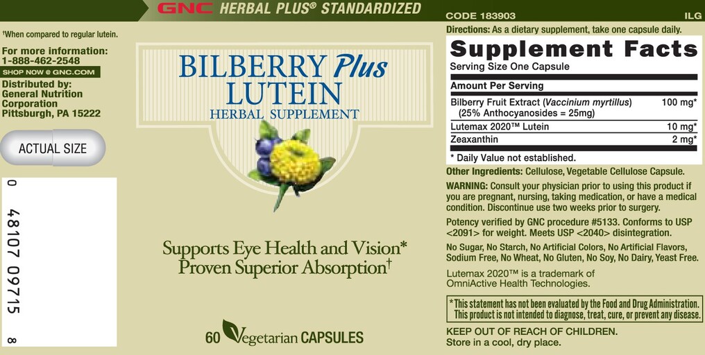 Bilberry Plus Lutein