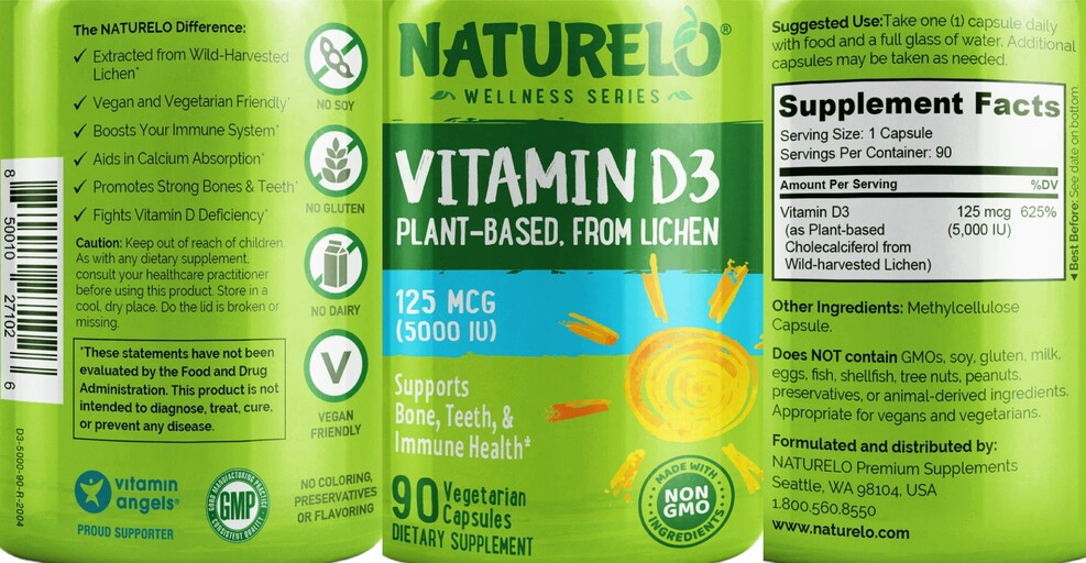 Vitamin D3 125 mcg (5000 IU)