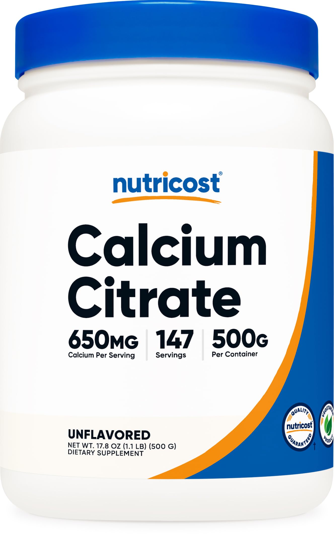 Calcium Citrate 650 mg Unflavored