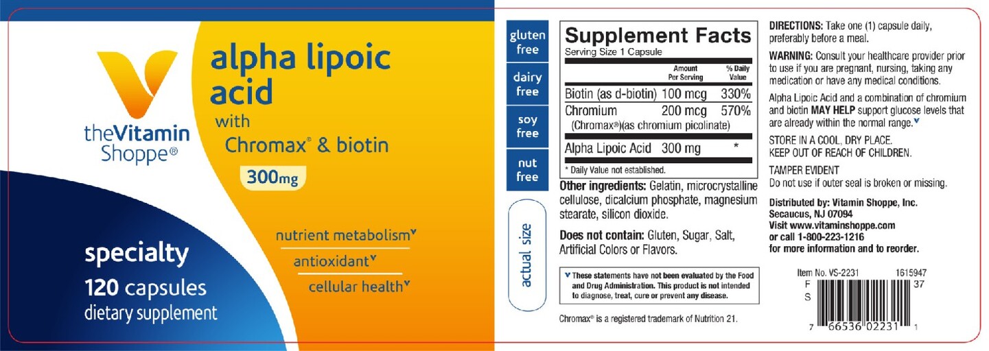 Alpha Lipoic Acid with Chromax & Biotin 300 mg