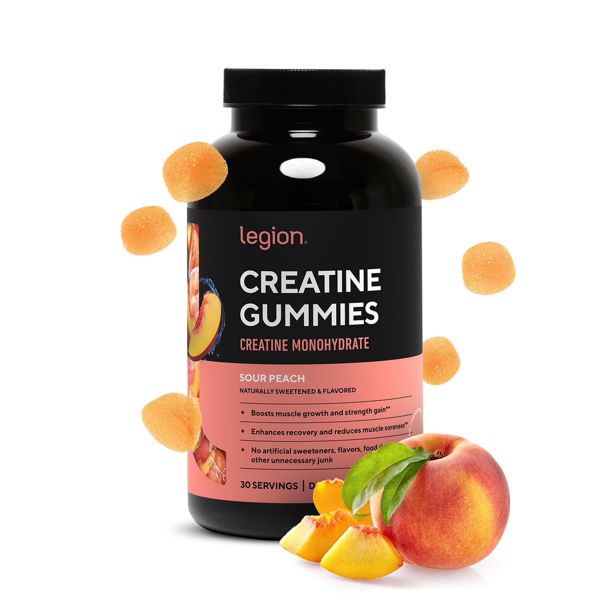 Legion Creatine Gummies (Sour Peach
