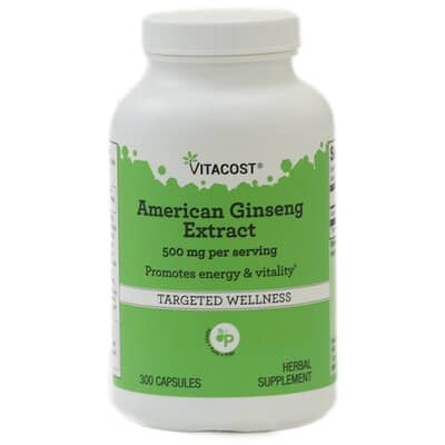 American Ginseng Extract 500 mg