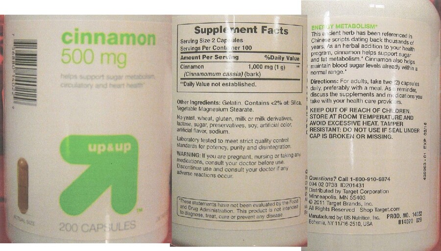 Cinnamon 500 mg