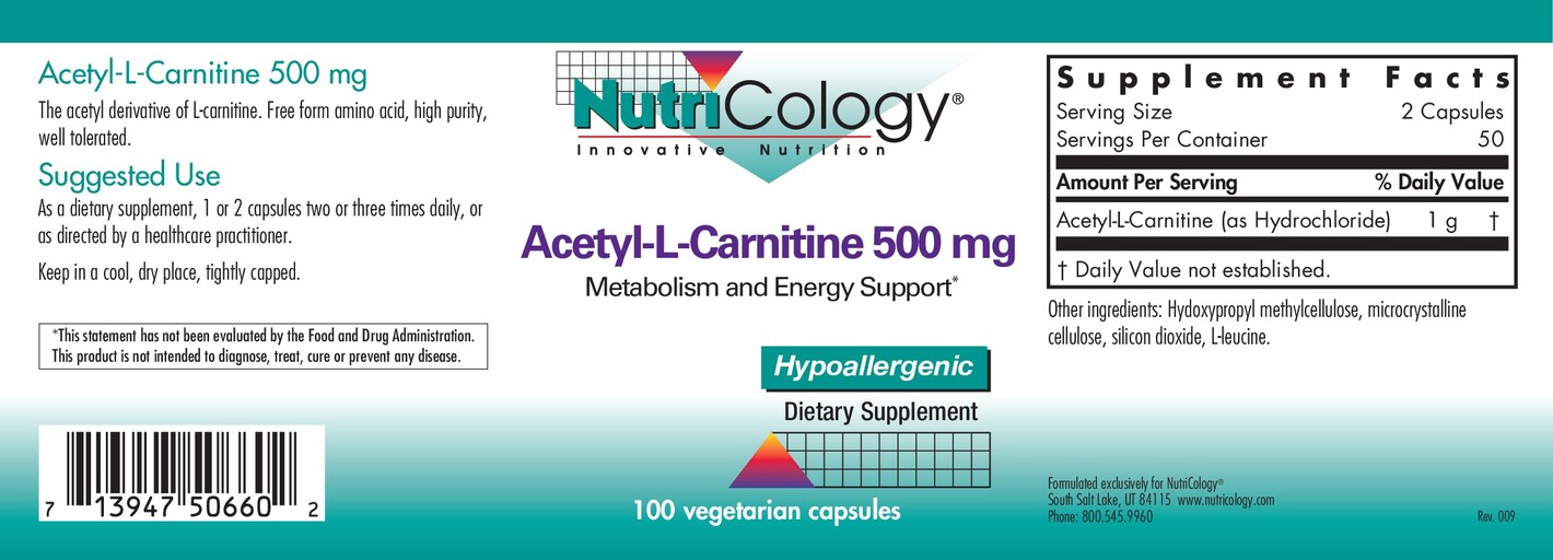 Acetyl-L-Carnitine 500 mg