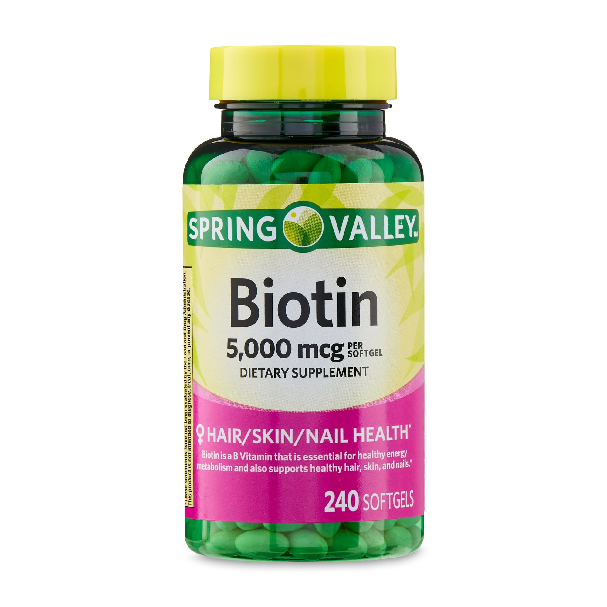 Spring Valley Biotin 5,000 mcg