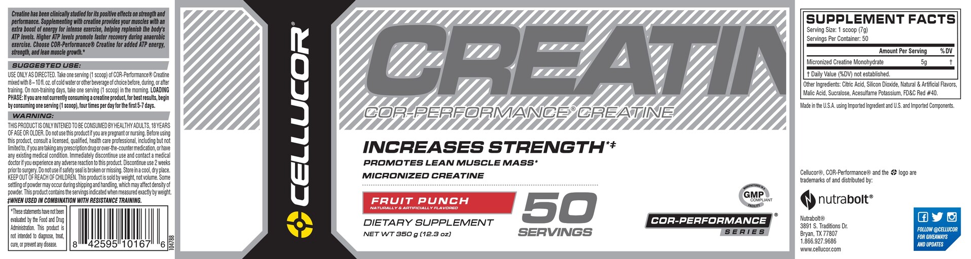 COR-Performance Creatine Fruit Punch