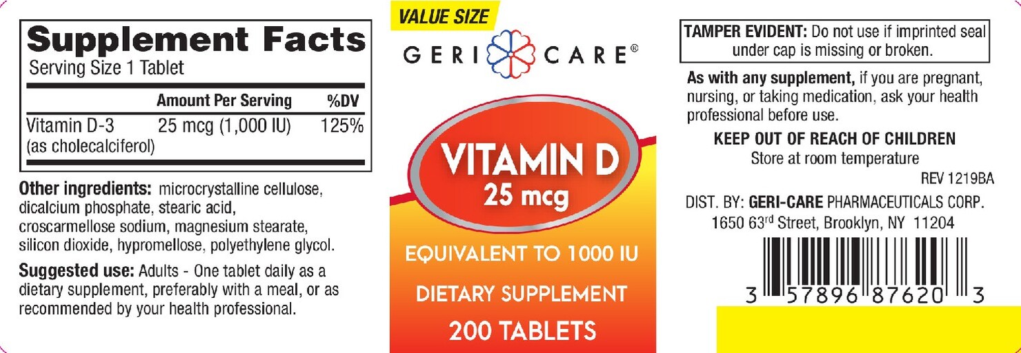 Vitamin D 25 mcg