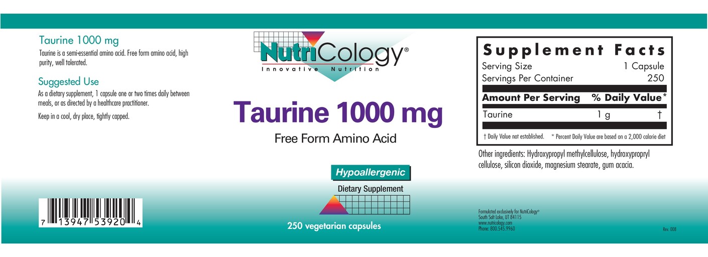 Taurine 1000 mg