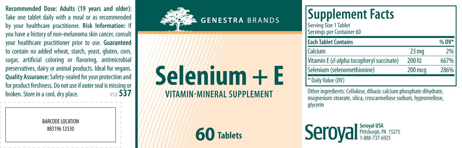 Selenium + E