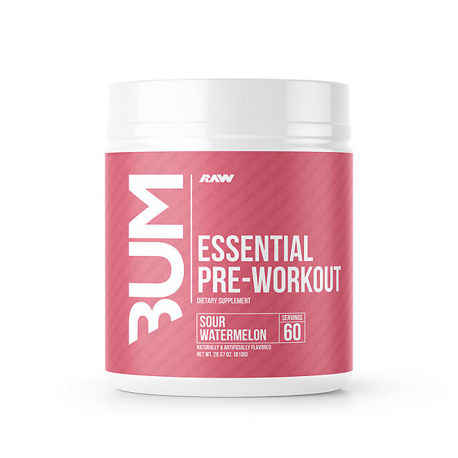 RAW Essential Pre-Workout Powder (Sour Watermelon