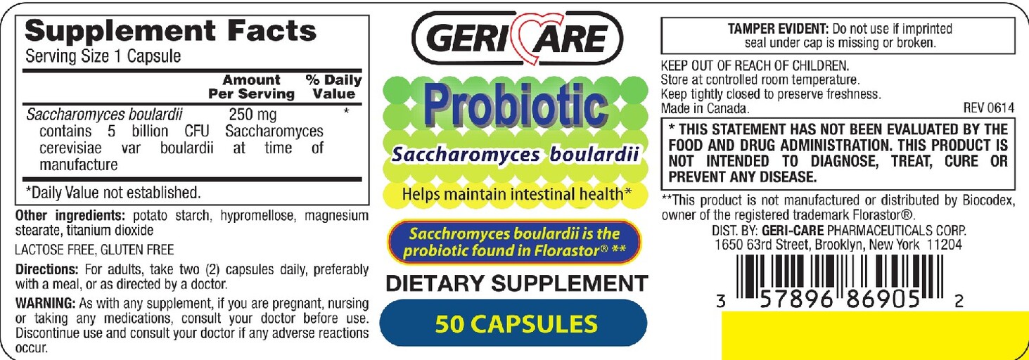 Probiotic Saccharomyces boulardii
