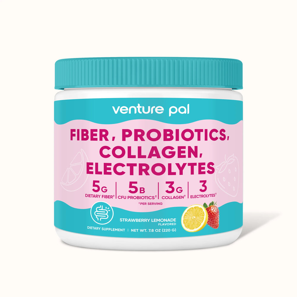 Fiber, Probiotics, Collagen, Electrolytes (Strawberry Lemonade