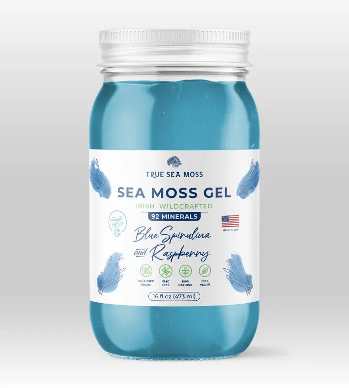 Sea Moss Gel (Blue Spirulina and Raspberry