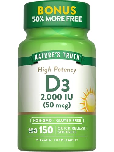 High Potency D3 2,000 IU (50 mcg)
