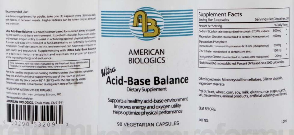 Ultra Acid-Base Balance