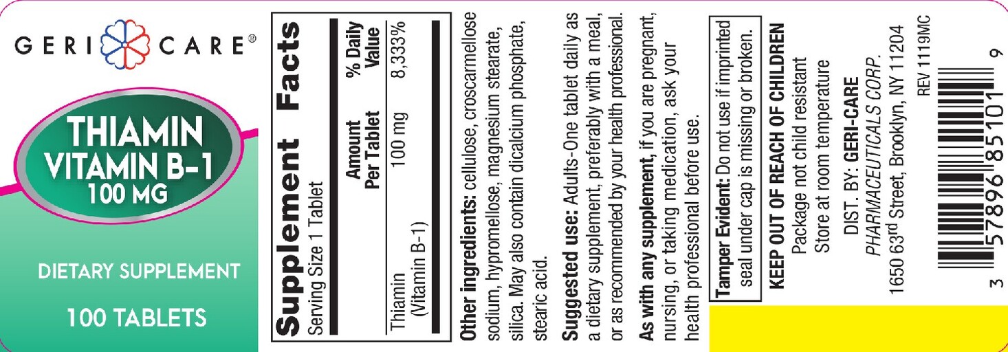 Thiamin Vitamin B-1 100 mg