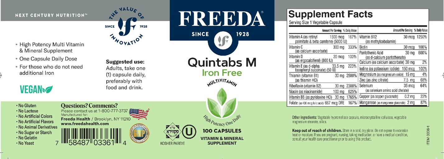 Iron Free Quintabs M