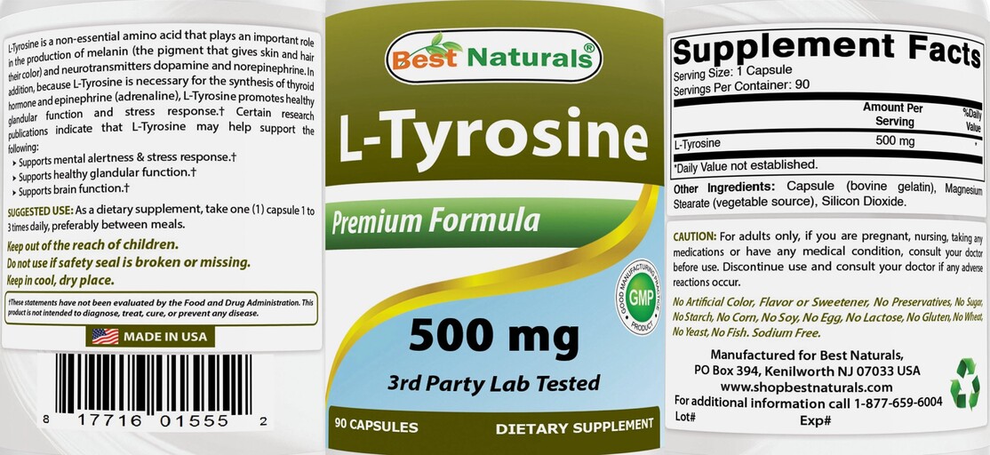 L-Tyrosine 500 mg