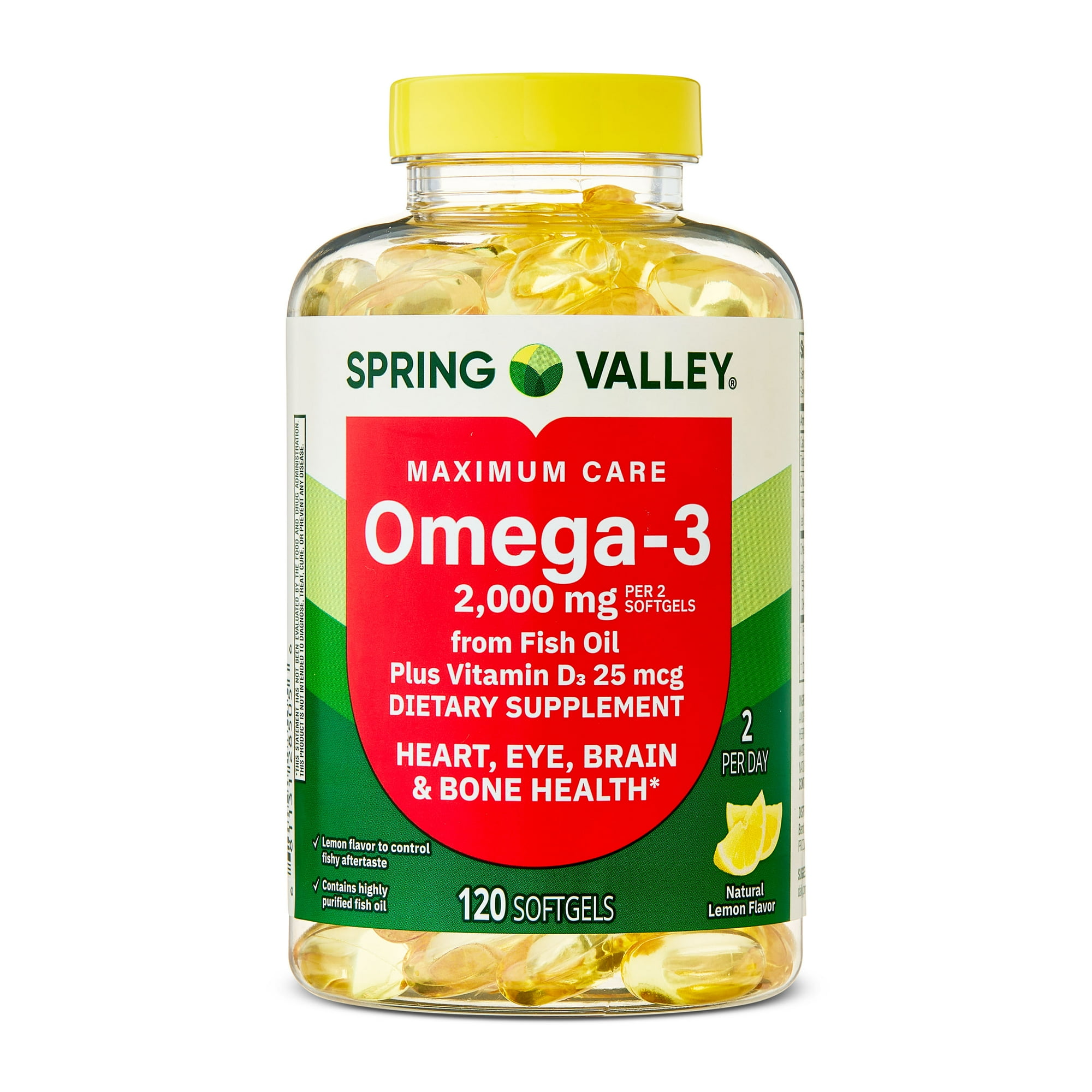Maximum Care Omega-3 2000 mg with D3