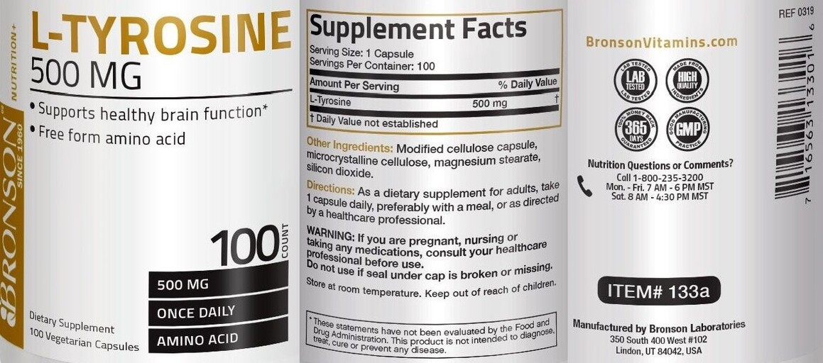 L-Tyrosine 500 mg