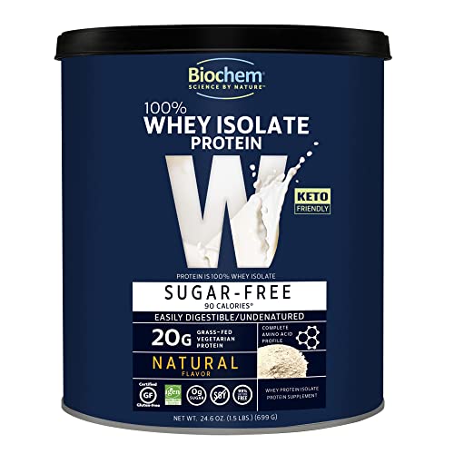 100% Sugar-Free Whey Isolate Protein Natural Flavor