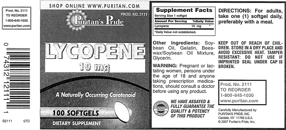 Lycopene 10 mg