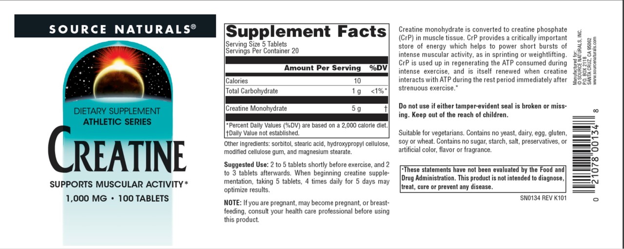Creatine 1,000 mg