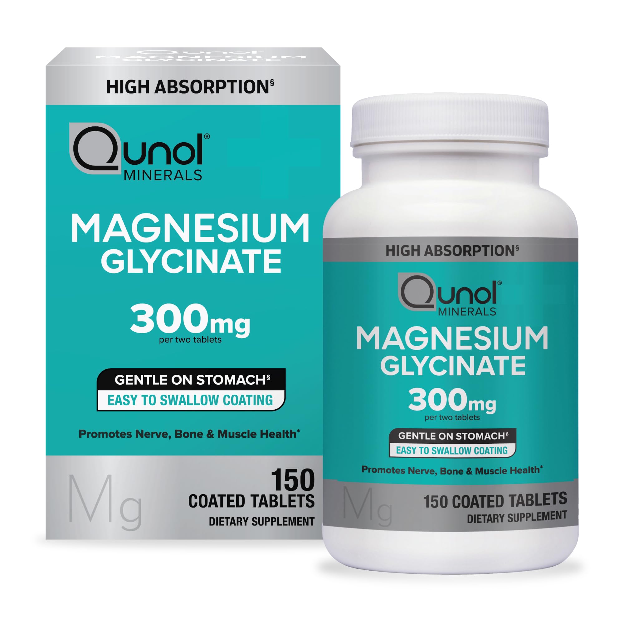 Qunol Magnesium Glycinate 300 mg