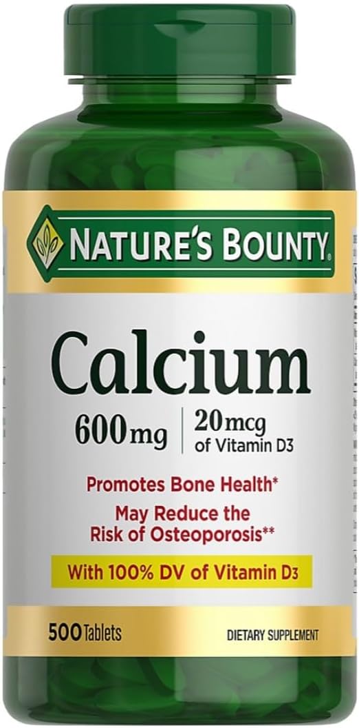 Calcium 600 mg + 20 mcg of Vitamin D3