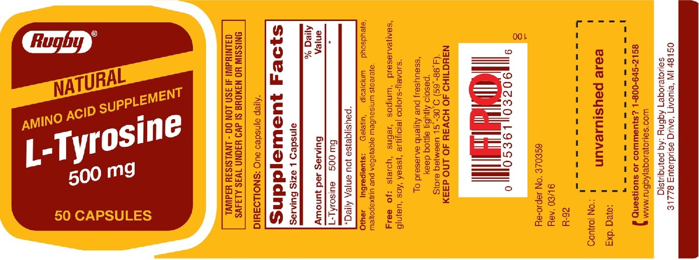 Natural L-Tyrosine 500 mg