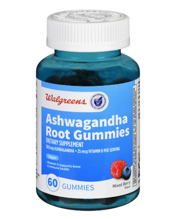Walgreens Ashwagandha Root Gummies