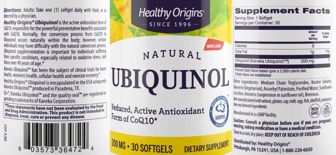 Ubiquinol 200 mg