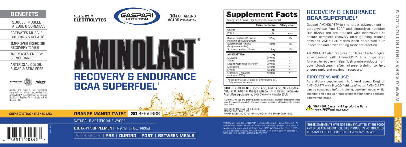 AminoLast Orange Mango Twist