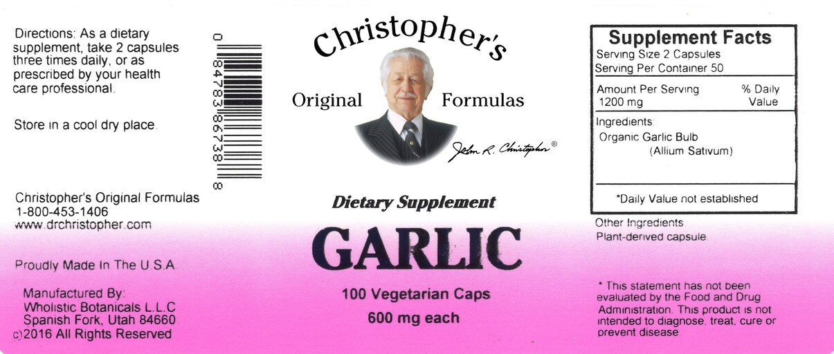 Garlic 600 mg