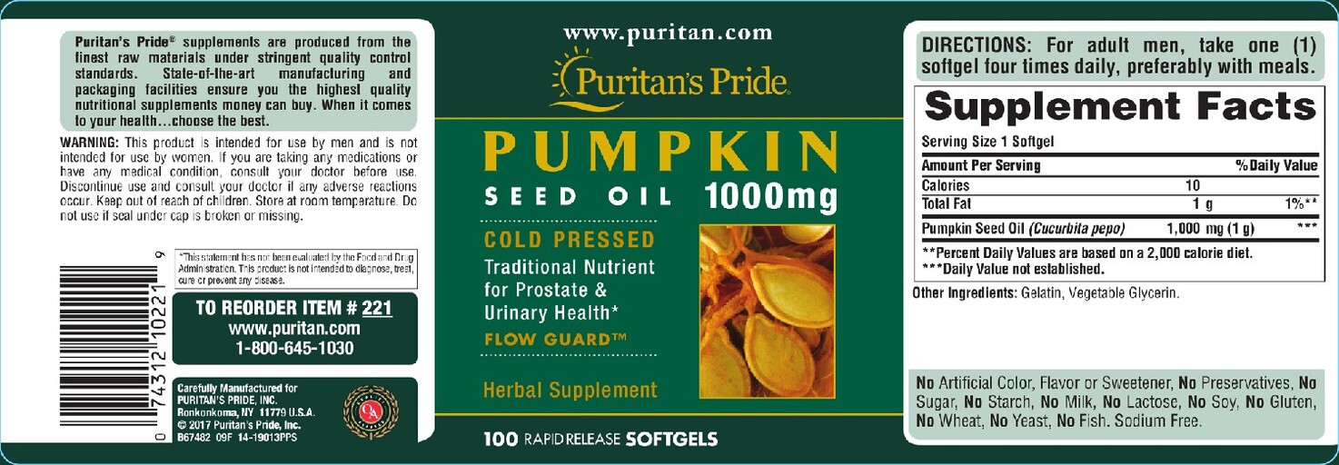 Pumpkin Seed Oil 1000 mg