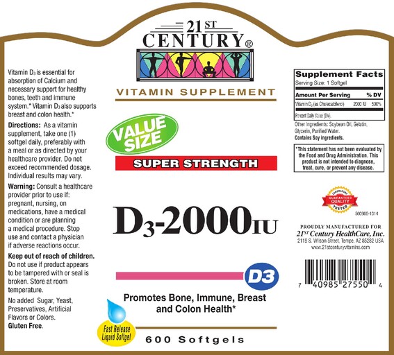 Super Strength D3-2000 IU