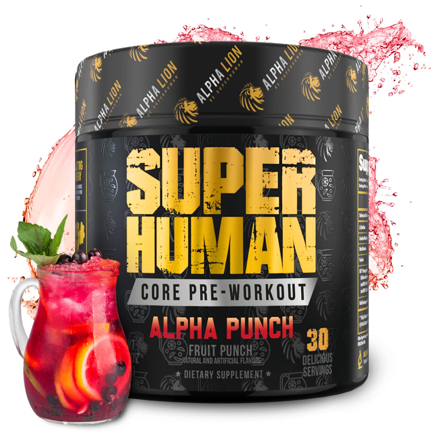 SuperHuman Core Pre-Workout (Alpha Punch
