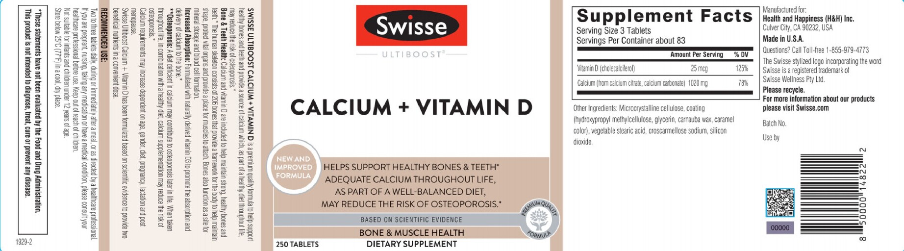 Calcium + Vitamin D