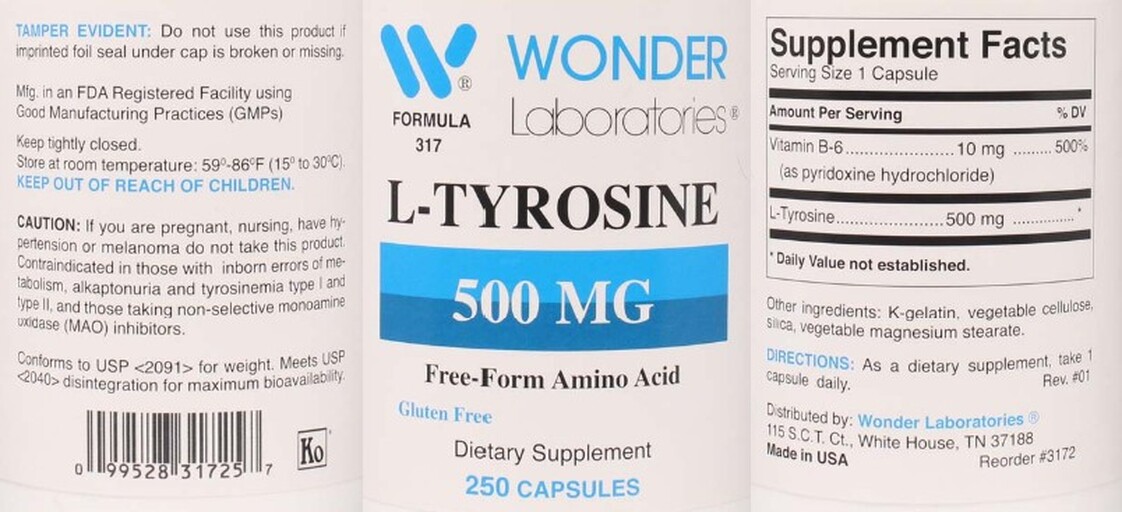 L-Tyrosine 500 mg