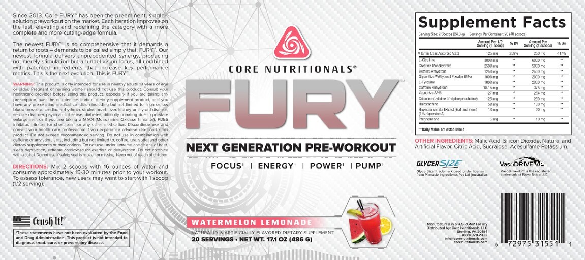 FURY Watermelon Lemonade