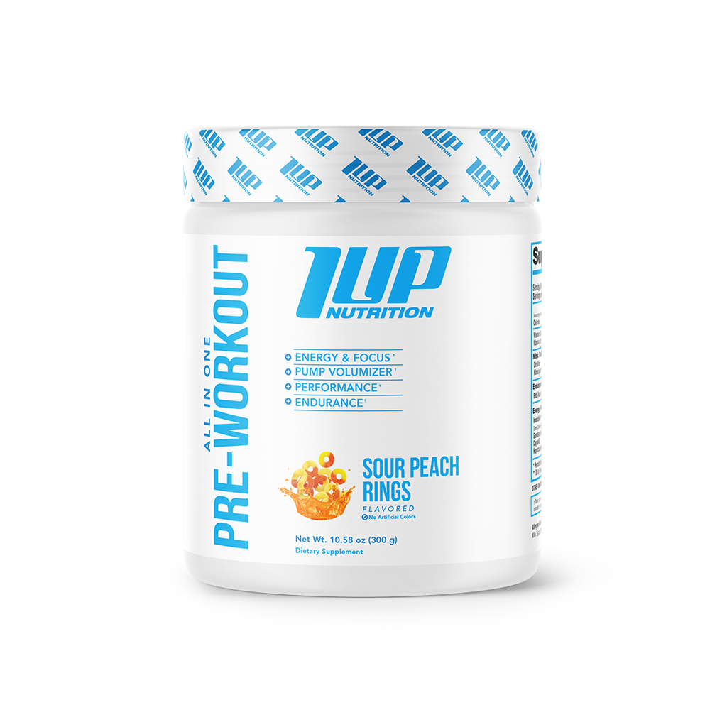 All In One Pre-Workout for Men (Sour Peach Rings