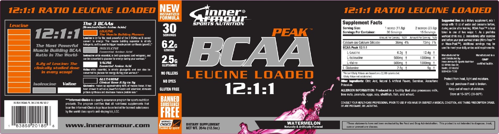 Peak BCAA Watermelon