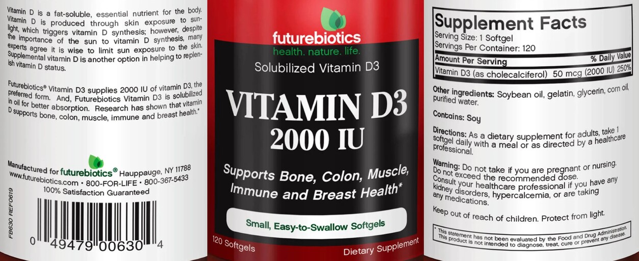 Vitamin D3 2000 IU