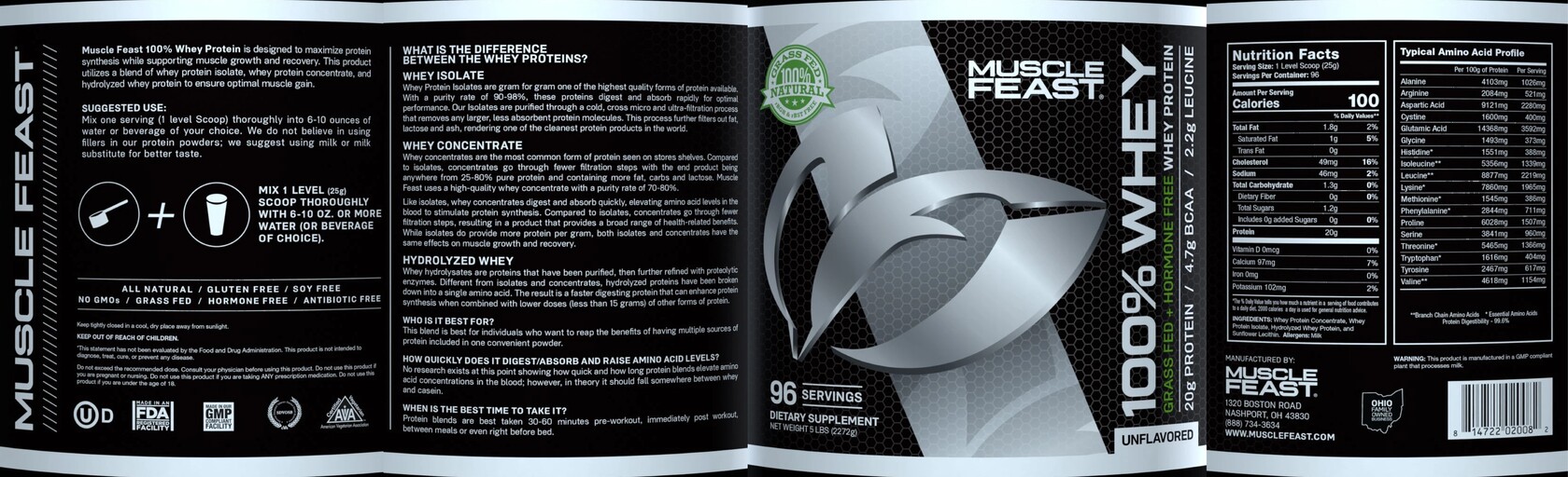 100% Whey Unflavored
