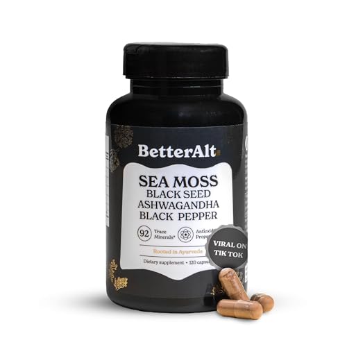 Sea Moss Black Seed Ashwagandha Black Pepper