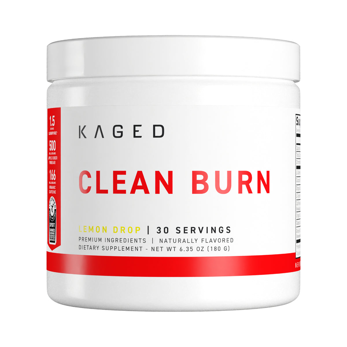 Clean Burn Powder (Lemon Drop