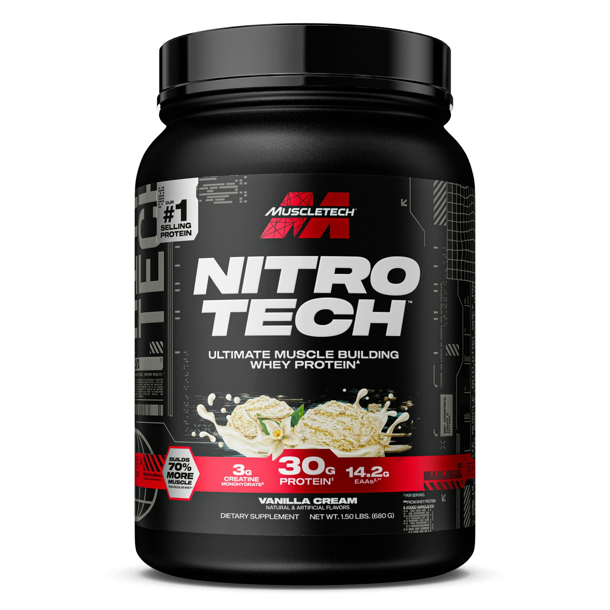 Nitro Tech Whey Protein Powder (Vanilla Cream