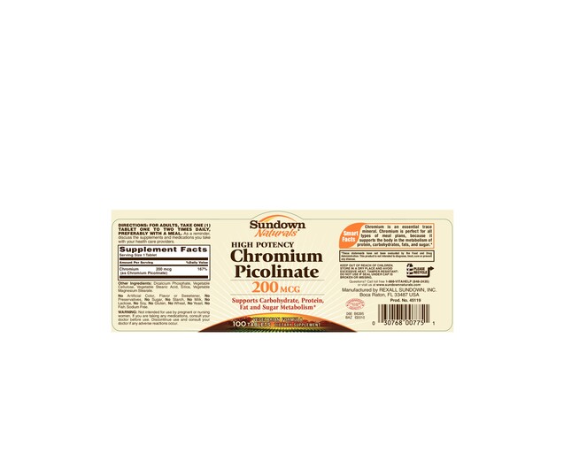 Chromium Picolinate 200 mcg